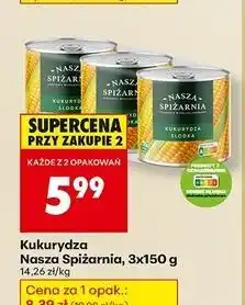 Biedronka Kukurydza słodka Nasza Spiżarnia oferta