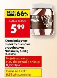 Biedronka Krem kakaowo-mleczno-orzechowy Nussmilk oferta
