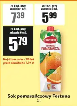 Auchan Sok pomarańczowy Fortuna oferta