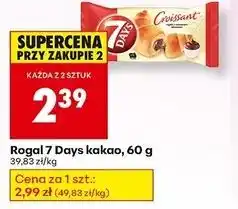 Biedronka Croissant z nadzieniem o smaku kakaowym 7 Days oferta