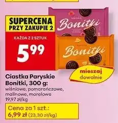 Biedronka Ciastka paryskie morelowe Bonitki oferta