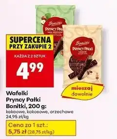 Biedronka Wafelki orzechowe Bonitki oferta
