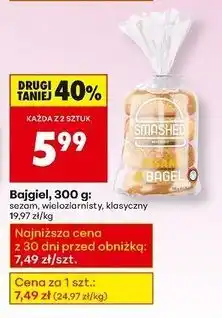 Biedronka Bajgle z sezamem Smashed oferta