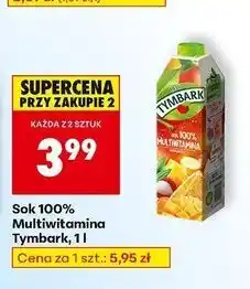 Biedronka Sok multiwitamina Tymbark oferta