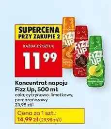 Biedronka Koncentrat napoju pomarańczowy Fizz Up oferta