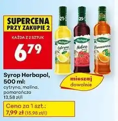 Biedronka Syrop malina Herbapol oferta