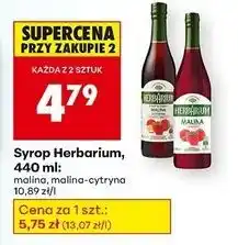 Biedronka Syrop malina z cytryną Herbarium oferta