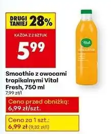 Biedronka Smoothie mango jabłko banan marakuja Vital Fresh oferta