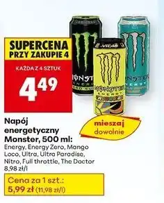 Biedronka Napój energetyczny Monster Energy The Doctor Vr 46 oferta