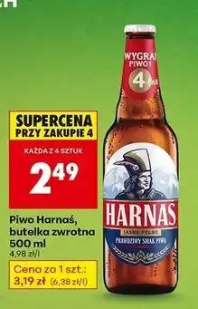 Biedronka Piwo Harnaś Jasne Pełne oferta