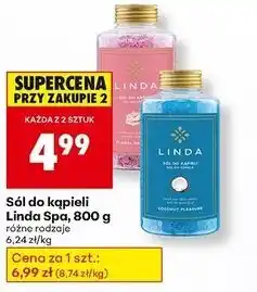 Biedronka Sól do kąpieki coconut pleasure Linda oferta