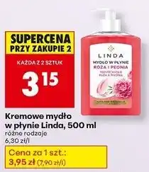 Biedronka Mydło w płynie róża i peonia Linda oferta