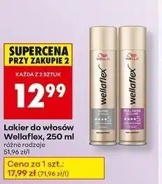 Biedronka Lakier do włosów fullness volume Wellaflex oferta