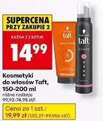Biedronka Pianka do włosów Taft Power Mousse oferta