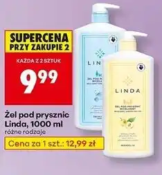 Biedronka Żel pod prysznic micelarny delikatny jemne Linda oferta