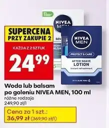 Biedronka Woda po goleniu odświeżająca Nivea Men Protect & Care oferta