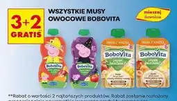 Biedronka Mus jagody i jabłka z bananem peppa pig Bobovita oferta