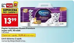 Biedronka Papier toaletowy super soft Queen Premium oferta