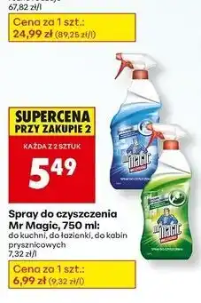 Biedronka Spray do kabin przysznicowych Mr Magic oferta