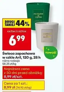 Biedronka Świeca zapachowa w słoiku patchoul & lavender Aril oferta