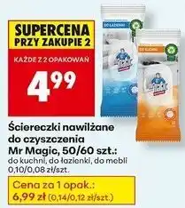 Biedronka Chusteczki do czyszczenia kuchni scrub Mr Magic oferta