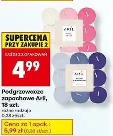 Biedronka Podgrzewacze zapachowe intense blackcurrant Aril oferta