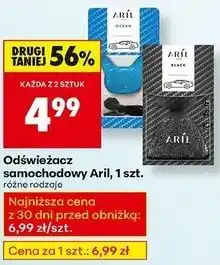 Biedronka Odświeżacz samochodowy black Aril Car oferta