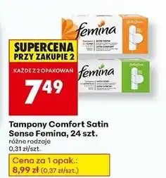 Biedronka Tampony super Femina Safe oferta