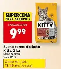 Biedronka Sucha karma dla kota - wołowina z warzywami Kitty oferta