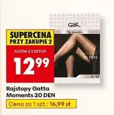 Biedronka Rajstopy damskie 20 den moments rozm. 3 Gatta oferta