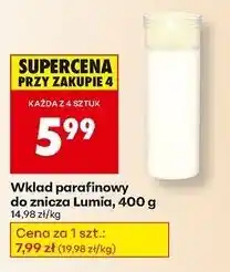 Biedronka Wkład parafinowy 400 g Lumia oferta