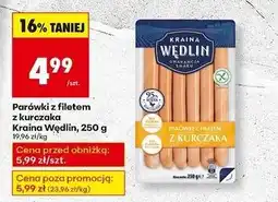 Biedronka Parówki z filetem kurczaka Kraina Wędlin oferta