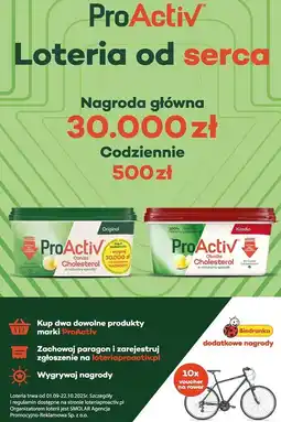 Biedronka Margaryna kardio Flora Pro-Activ oferta