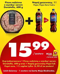 Biedronka Napój Pepsi Zero oferta