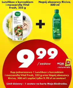Biedronka Lunchbox z mozzarellą i kurczakiem Vital Fresh oferta