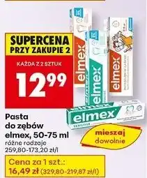 Biedronka Pasta do zębów whitening Elmex Sensitive oferta
