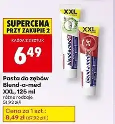 Biedronka Pasta do zębów 24h Blend-A-Med oferta