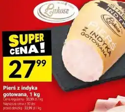 Twój Market Pierś z indyka gotowana, 1 kg Lohos oferta