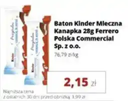 Torimpex Baton Kinder Mleczna Kanapka Ferrero Polska Commercial Sp.zo.o. oferta