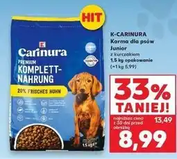 Kaufland Karma dla psa kurczak K-Classic Carinura oferta