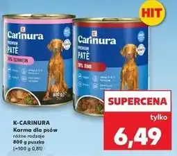 Kaufland Karma dla psa wieprzowina K-Classic Carinura oferta