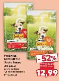 Kaufland Karma dla psa kurczak i warzywa Friskies Mini Menu oferta