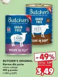 Kaufland Karma dla psa wołowina Butcher's Grain Free oferta