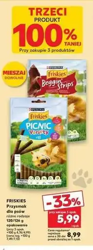 Kaufland Przekąska dla psa Friskies Beggin Strips oferta