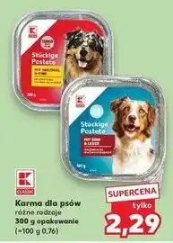Kaufland Karma dla psa z drobiem i wołowiną K-Classic oferta