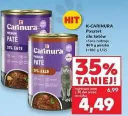 Kaufland Pasztet dla kota 30% ente K-Classic Carinura oferta