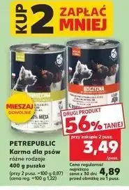 Kaufland Karma dla psa dziczyzna Pet Republic oferta