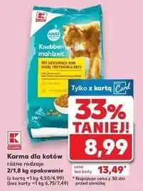Kaufland Karma dla kota z drobiem K-Classic oferta