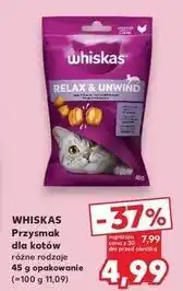 Kaufland Przysmak dla kota relax & unwind Whiskas oferta