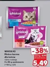 Kaufland Karma dla kota klasyczne posiłki w sosie Whiskas oferta